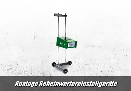 Analoge Scheinwerfereinstellgeräte